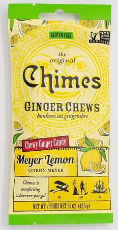 Chimes   Ginger Chews (Pack)   Chimes Ginger Chews Meyer Lemon42.5G