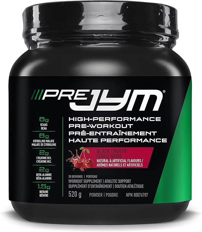 JYM PRE JYM 20srv BLACK CHERRY