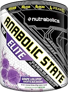 NUTRABOLICS ANABOLIC STATE ELITE 21srv GRAPE LOLLIPOP