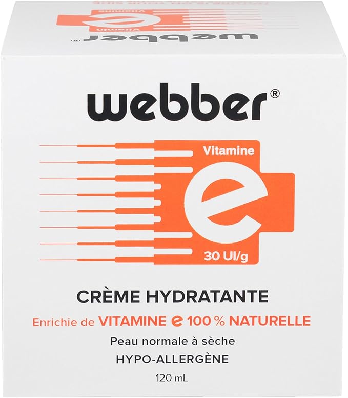 VITAMIN E CR JAR 120ML WEBBER CREAM