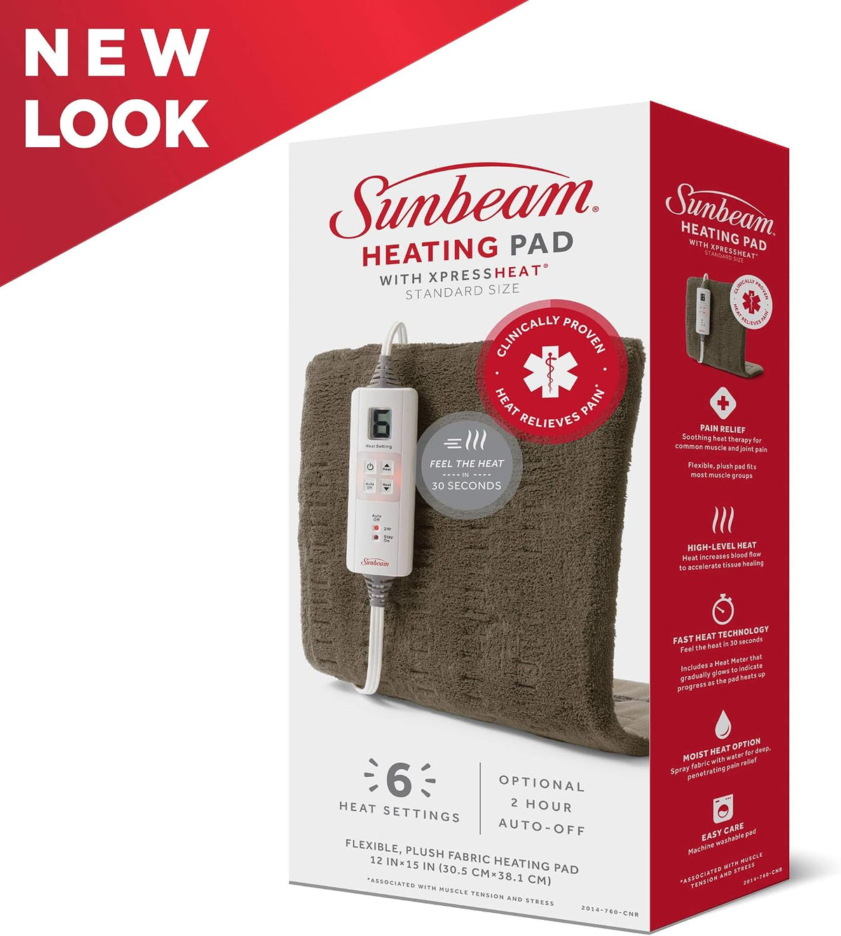 SUNBEAM EXPRESS HEAT HEATING PAD STANDARD
