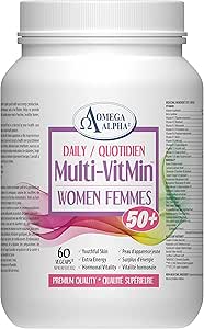 Omega Alpha Daily Multi-VitMin™ Women 50+ 60 vcap