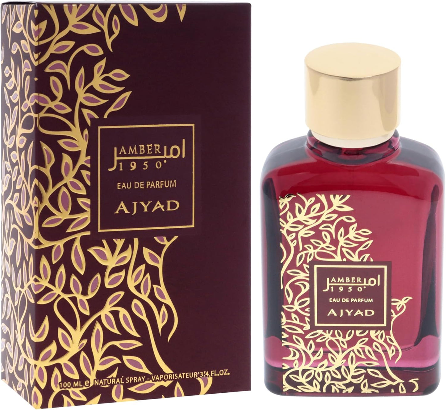 Ajyad Women Ajyad Amber 100 ml Eau De Parfum Spray