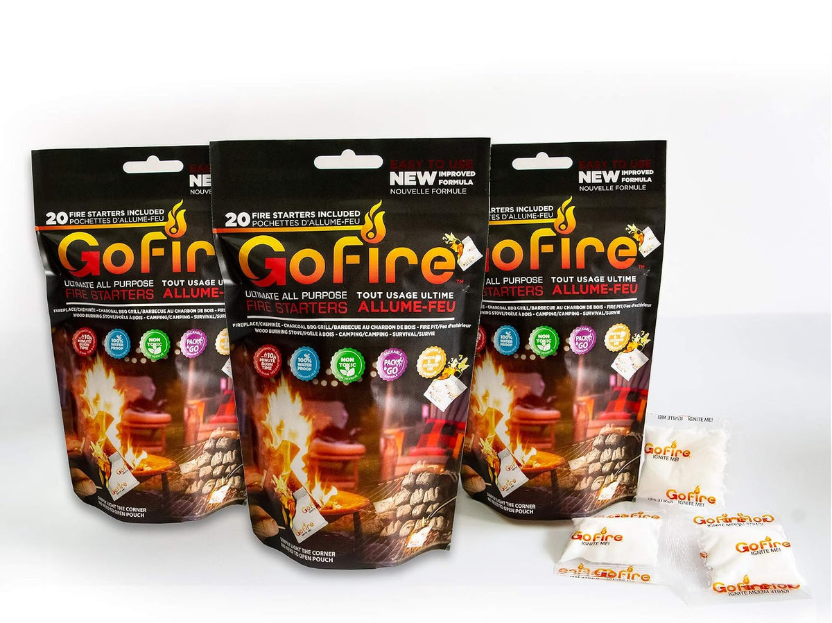 GOFIRE FIRE STARTER 20 pack of 24