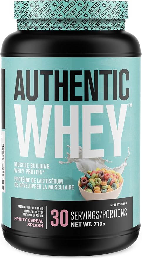 Jacked Factory Authentic Whey - Fruity Cereal Splash 30 srv