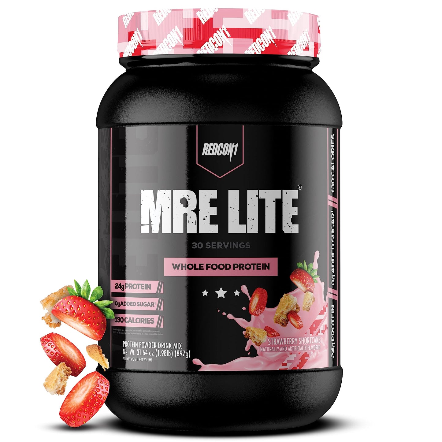 Redcon1 Redcon1 MRE Lite Flavour: Strawberry Shortcake
Container Size: 30 Servings Each