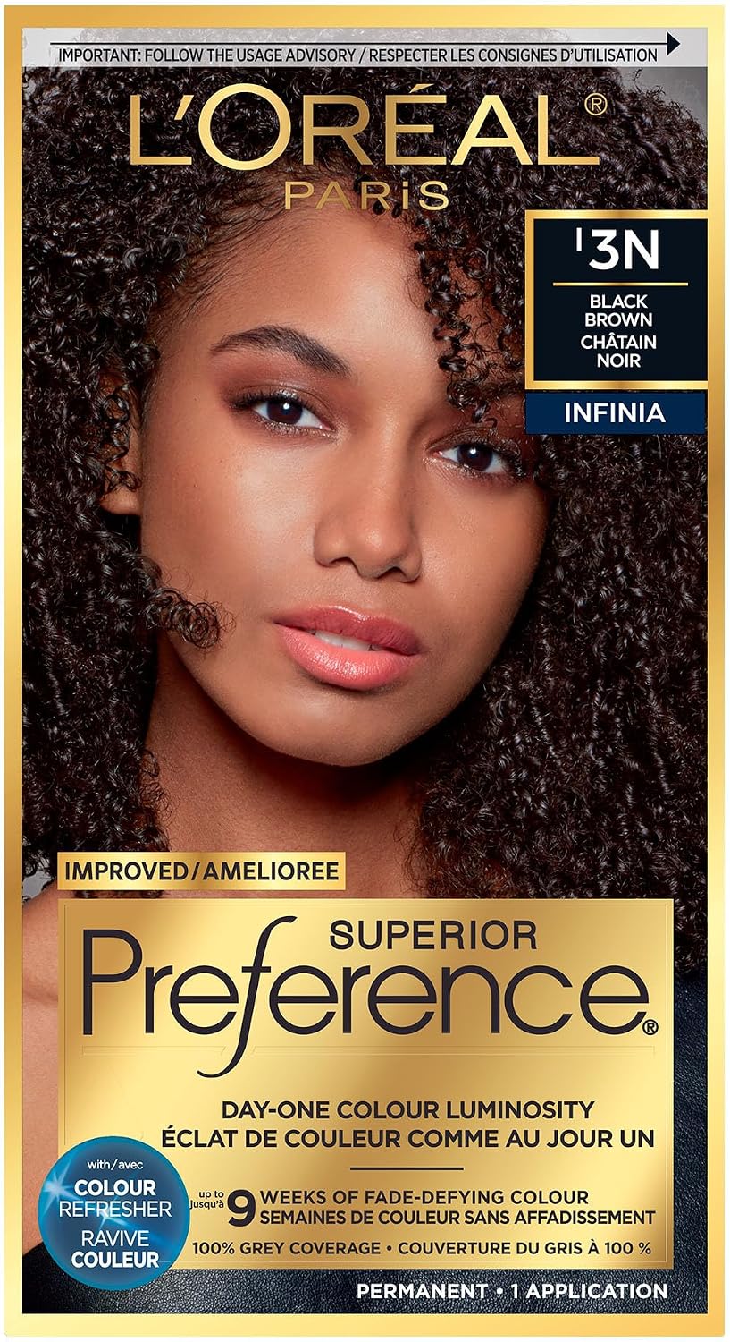 L'OREAL PREFERENCE INFINIA BLACK BROWN #3N