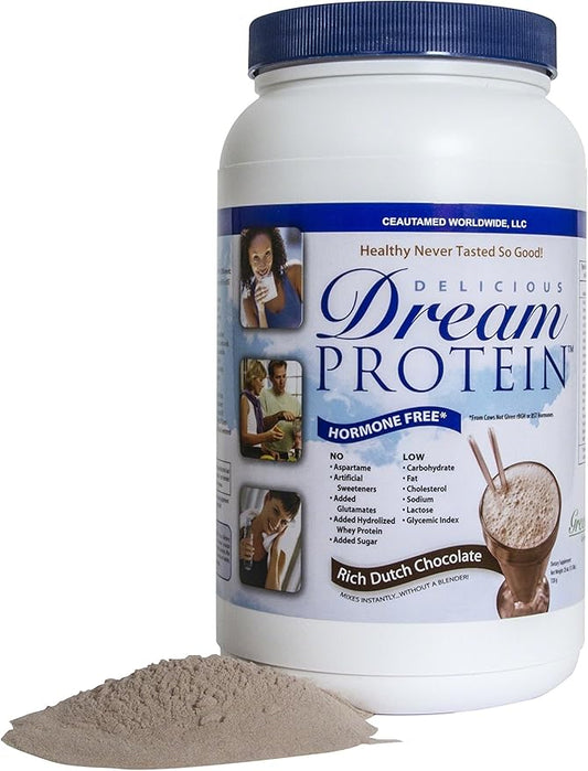 Dream Protein Whey Protein Powder Rich Dutch Chocolate 720g