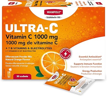 WAMPOLE ULTRA-C VIT C EFFERVS PD 1000MG ELDBRY 30 POWDER EFFERV