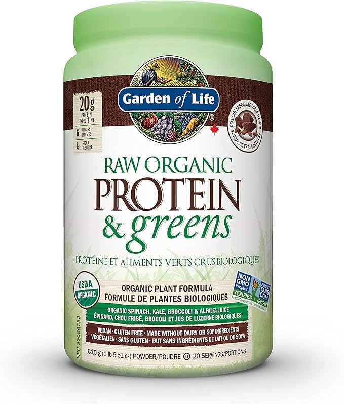 Garden of Life - RAW Organic Protein & greens Chocolate - 610 g