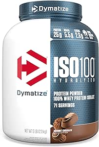 Dymatize Dymatize ISO100 Flavour: Chocolate
Container Size: 5 lbs Each