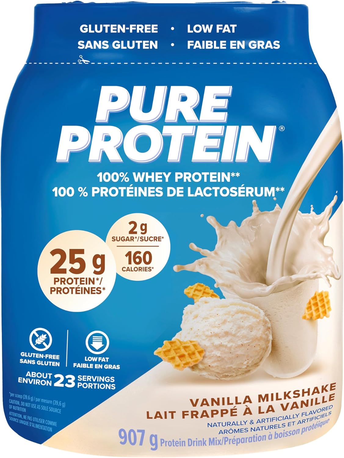 PURE PROTEIN PD VANILLA 2LB POWDER