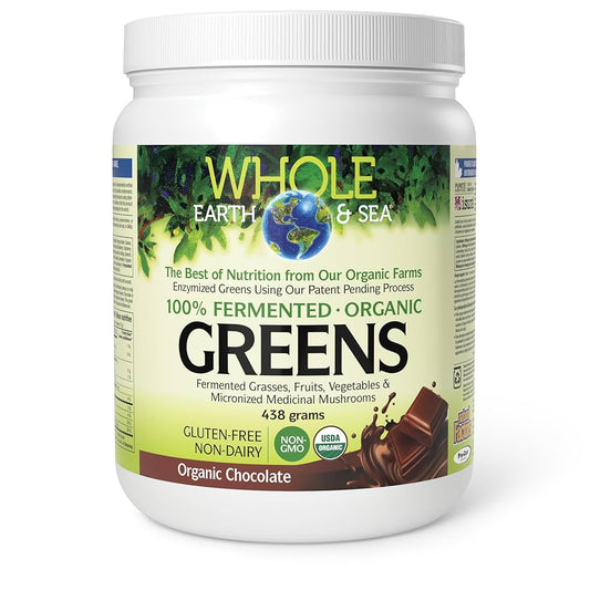 Natural Factors Organic Greens (Organic Chocolate) 438 g