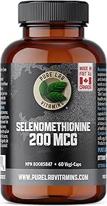 Pure Lab Vitamins Selenomethionine 200 mcg - 60 vegi caps
