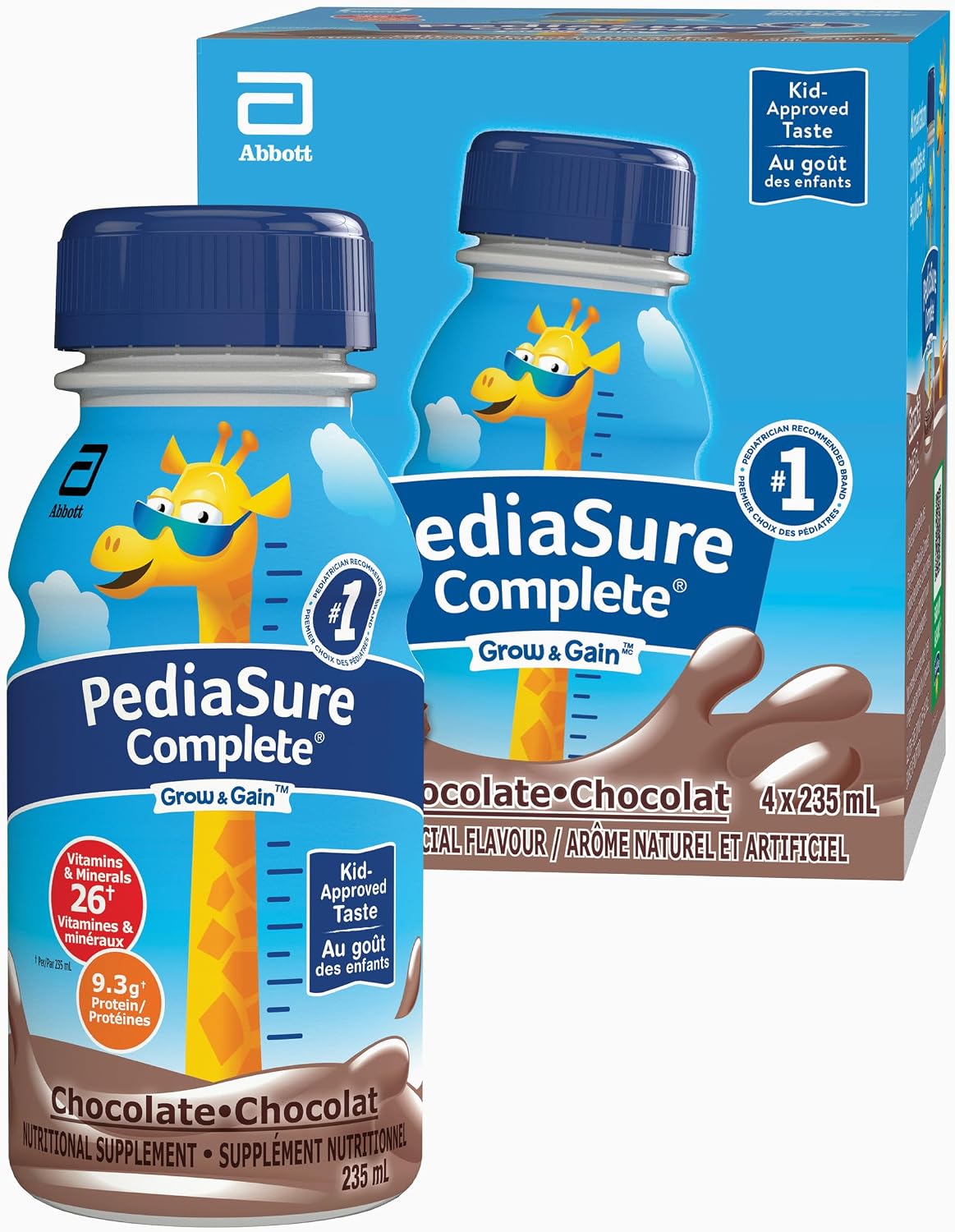 PEDIASURE COMPLETE CHOCOLATE 4X235ML pack of 4