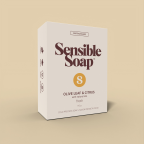 Sensible Co.   Bar Soap - Olive Leaf & Citrus 110g