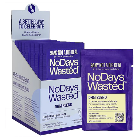 NO DAYS WASTED DHM Blend 5pk - single packet, 2caps