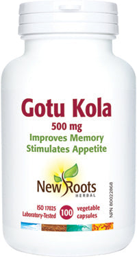 NEW ROOTS Gotu Kola 500 mg 100 capsules
