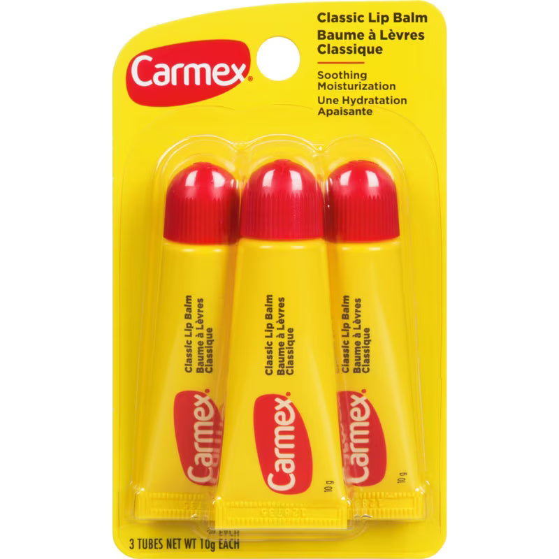 CARMEX LIP BALM CLASSIC TUBE 3PCS