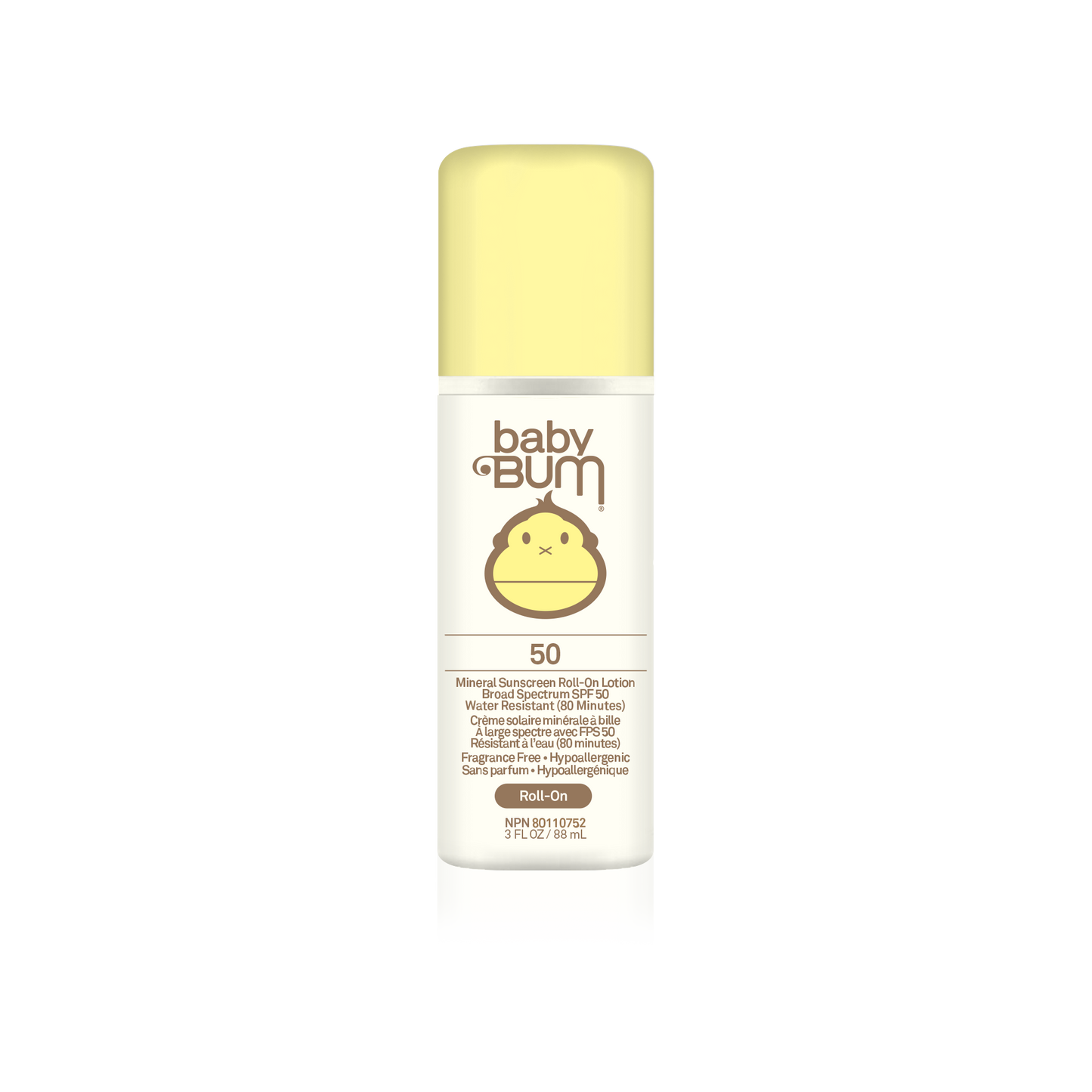 Sun Bum   Baby Bum SPF 50 Roll-On Sunscreen 88ml