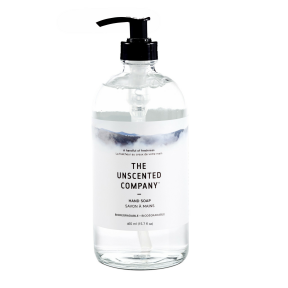 The Unscented Co.   Unscented Hand Soap - Glass Bottle 465ml
