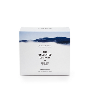 The Unscented Co. Soap Bar - Vegetable Glycerin 5ct