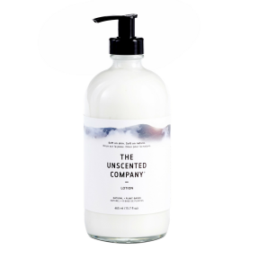 The Unscented Co.   Lotion - Glass Bottle 465ml
