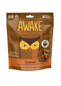 AWAKE CHOCOLATE SNACKS -     Pouch, Caramel (Fair Trade)    13.5g