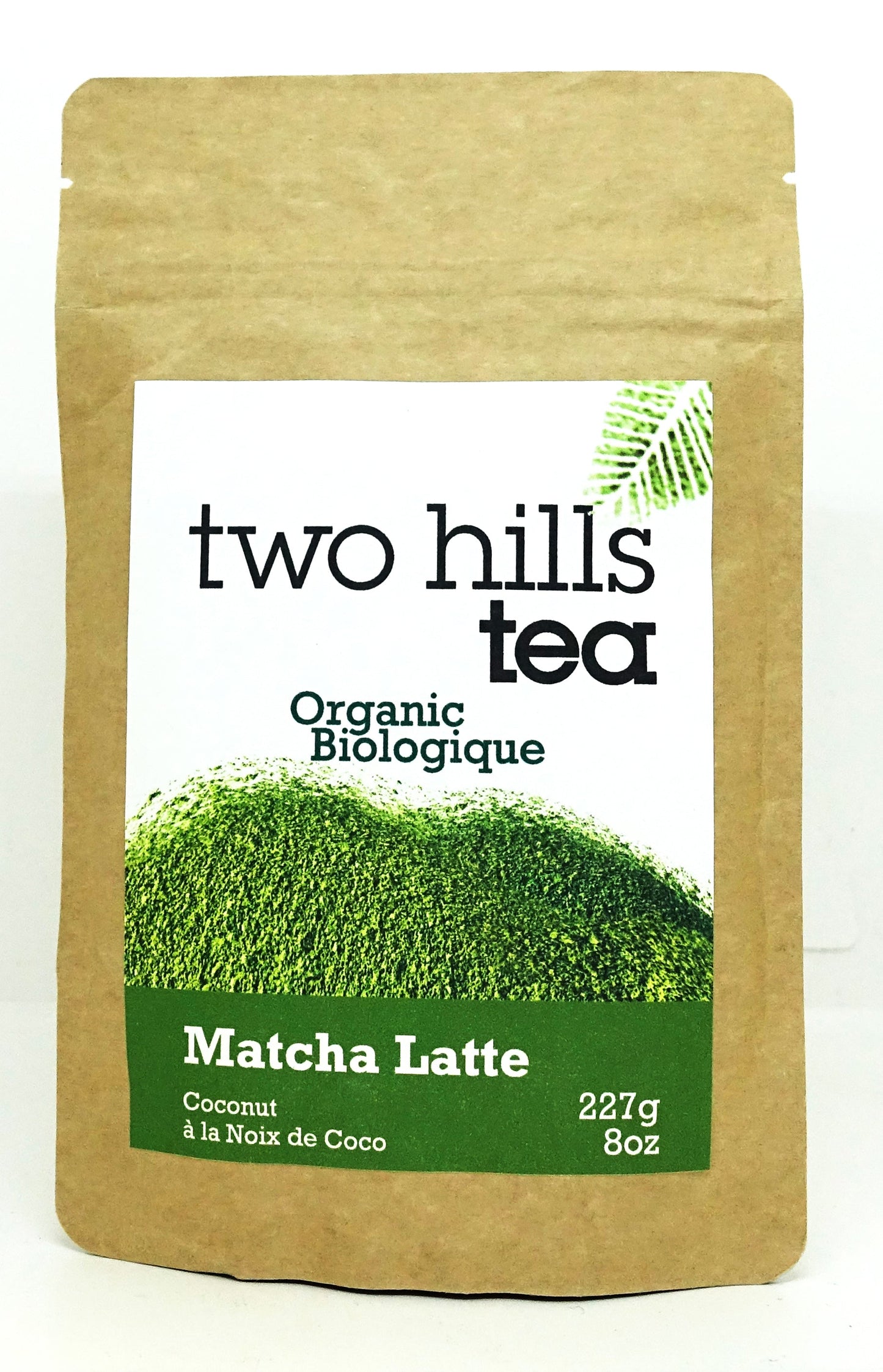 TWO HILLS TEA Org Matcha Coconut 227g Bag