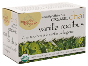 UNCLE LEE'S TEAS    Imperial Organic Teas    UNCLE LEE'S TEAS    Imperial Organic Teas    Org Vanilla Rooibos Chai 18bg