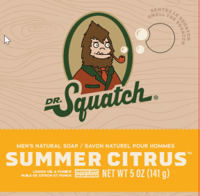Dr. Squatch Summer Citrus Soap 141g