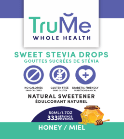 TruMe Whole Health Sweet Stevia Drops - Honey 50ml