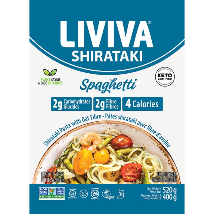 LIVIVA Organic Shirataki Spaghetti with Oat Fiber 400g