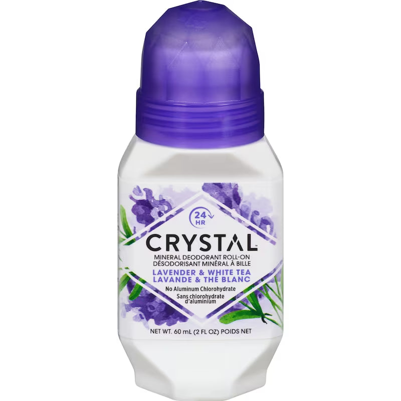 CRYSTAL ESSENCE DEO R/ON LAV&WHITE TEA 60ML