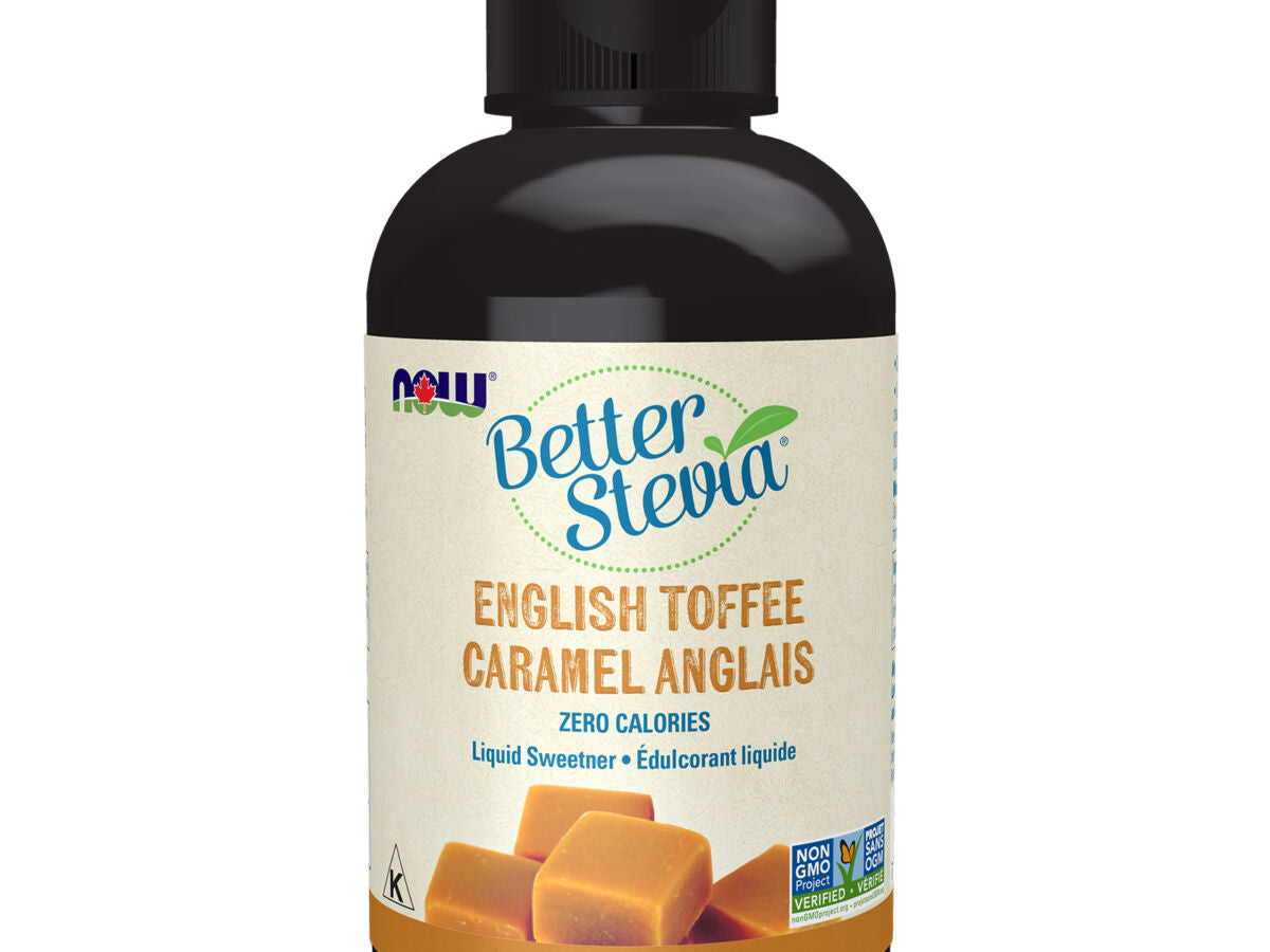 NOW BetterStevia Liquid Extract (English Toffee) 60mL