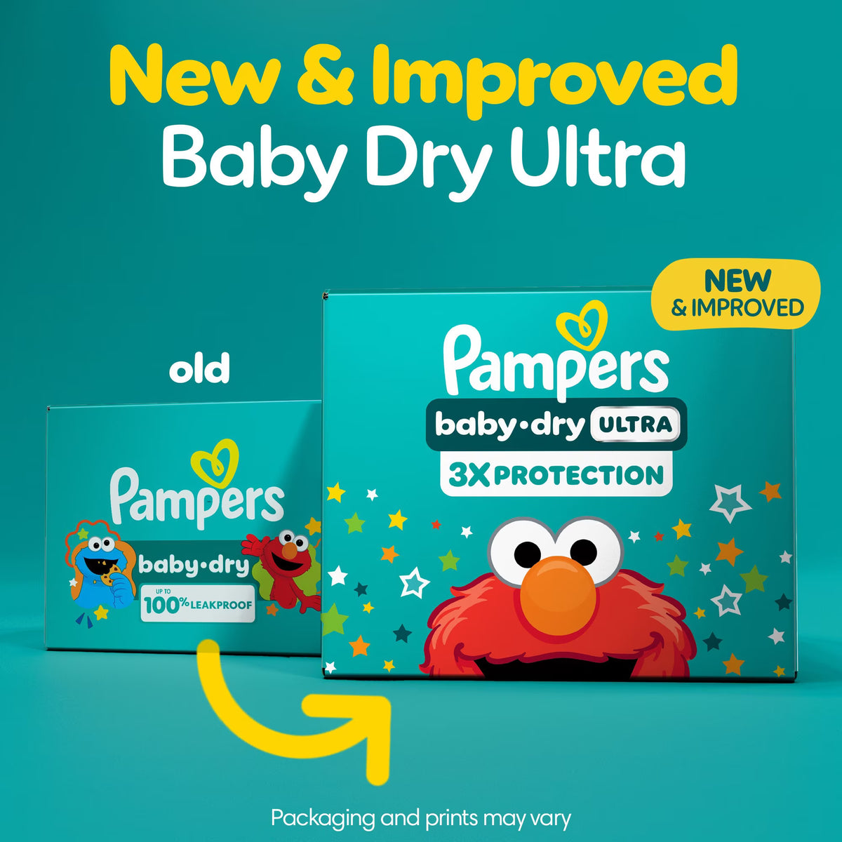 PAMPERS BABY DRY DIAPERS SIZE 7 MEGA 46