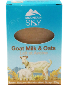 Mountain Sky Soaps   Goat Milk & Oats Bar Soap 135g