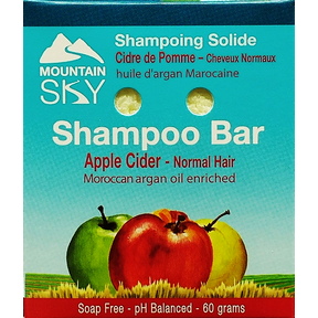 Mountain Sky Soaps   Apple Cider Shampoo Bar 60g