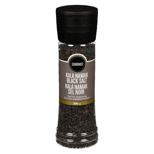 SUNDHED    Himalayan Gourmet Salt Grinders    SUNDHED    Himalayan Gourmet Salt Grinders    Black/Kala Namak Salt Grinder 390g