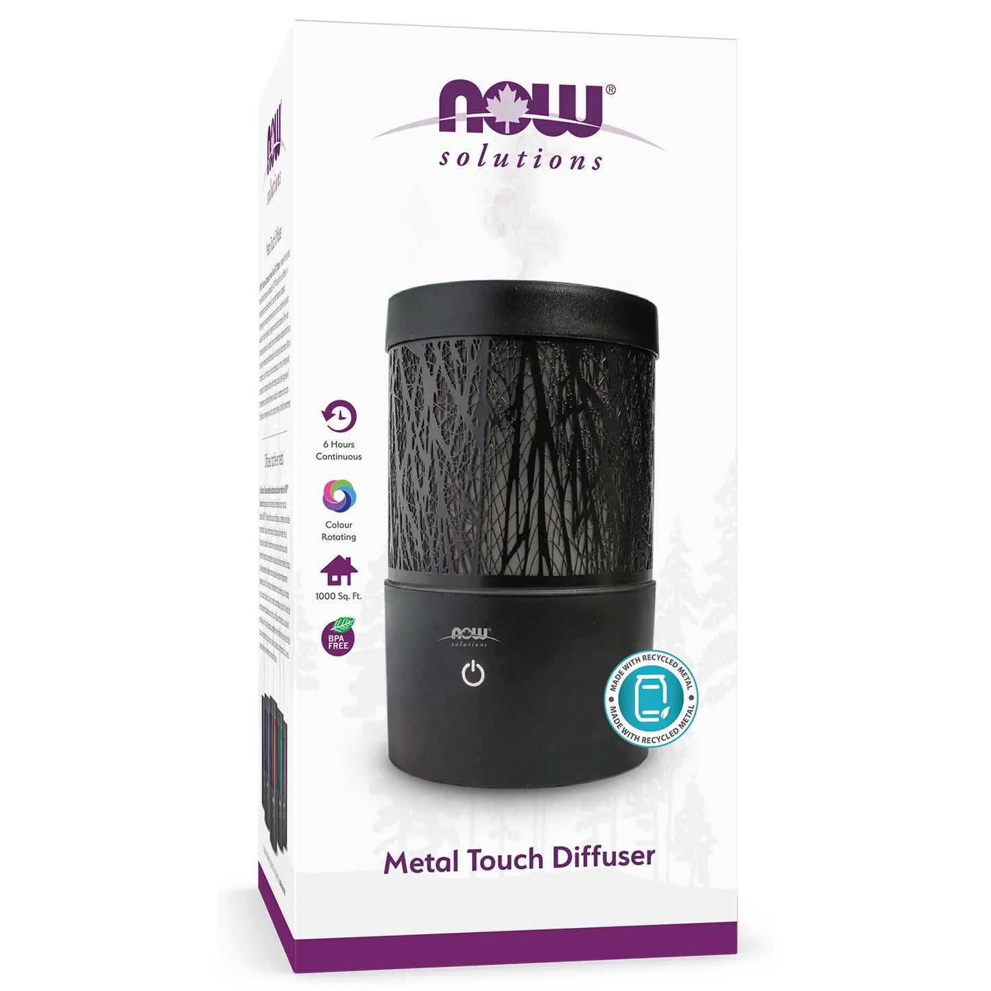 NOW Ultrasonic Diffuser - Metal Touch (Black)