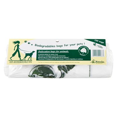 NATURSAC - Garbage Bags, Biodegradable (Animal Waste Bags) 100bg