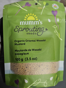 Mumm's Sprouting Seeds Oriental Wasabi Mustard 100g