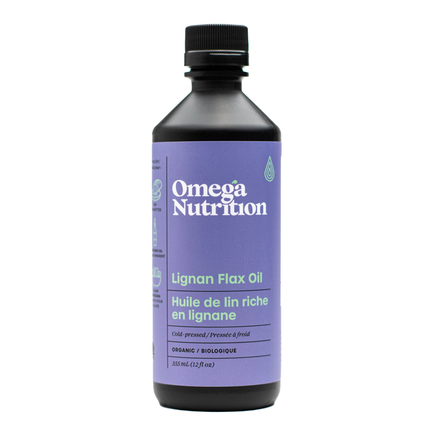 Omega Nutrition Lignan Flax Oil Organic 355ml
