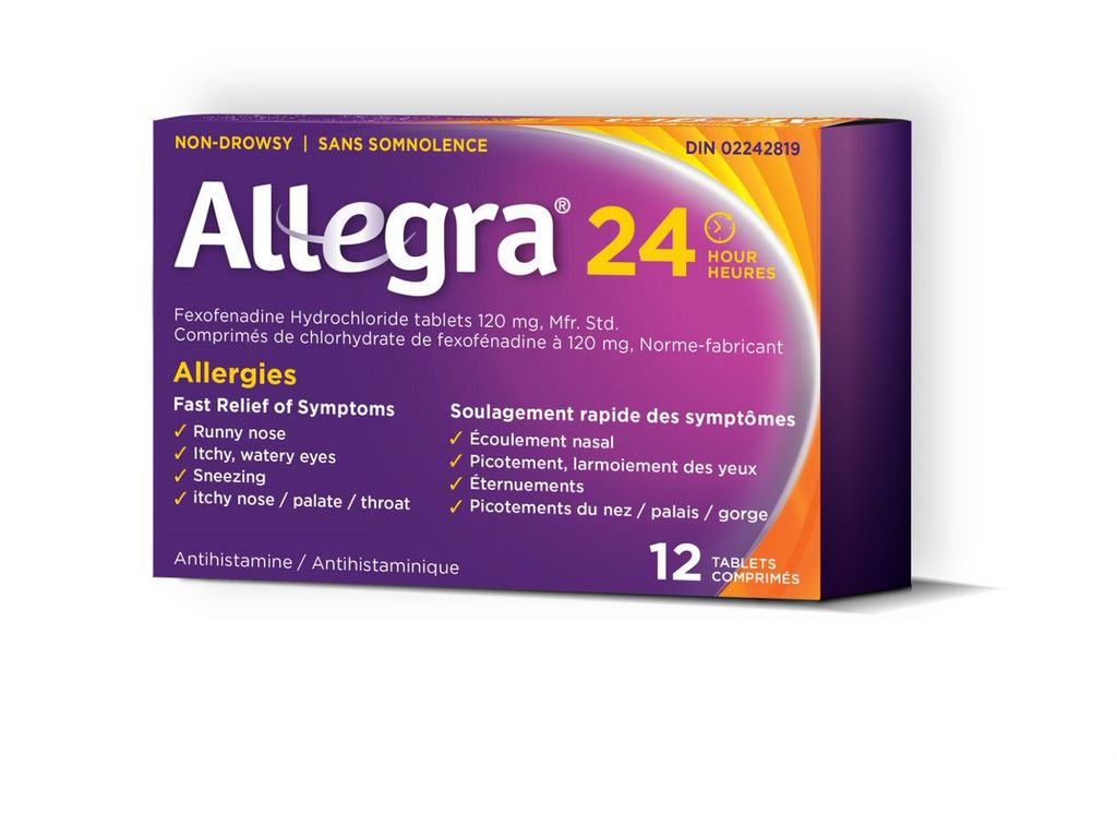 Allegra 120mg 24 hour - 12 Tabs