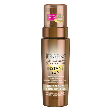 JERGENS NATURAL GLOW MOUSSE TANNING LIGHT 180ML