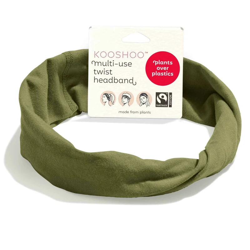 Kooshoo - Twist Headband - Olive Branch