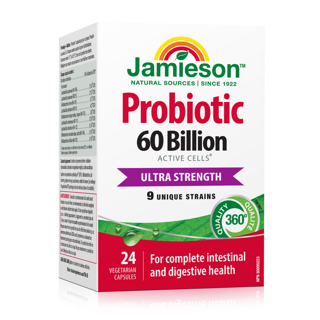 Jamieson JMS Probiotic 60 Billion 24's 24Vegetable Capsules