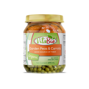 Vita-Bio   Organic Peas And Carrots 6 x 370ml