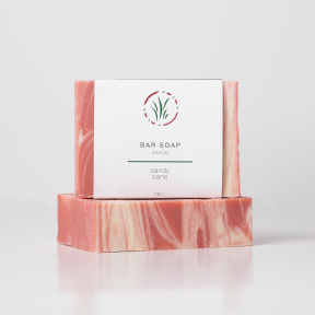 All Things Jill-Candy Cane Bar Soap