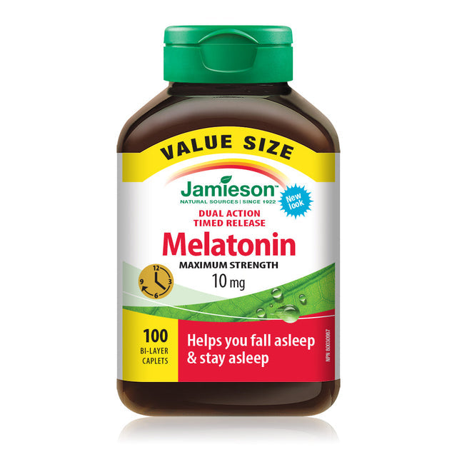 Jamieson JMS Melatonin 10mg Timed Release VS 100Caps